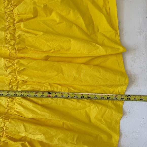 Prabal Gurung for JCPenney Sleeveless Maxi Dress Plus Yellow Tier Ruffle Size 18 - Picture 7 of 7